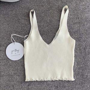 Princess Polly white tank top